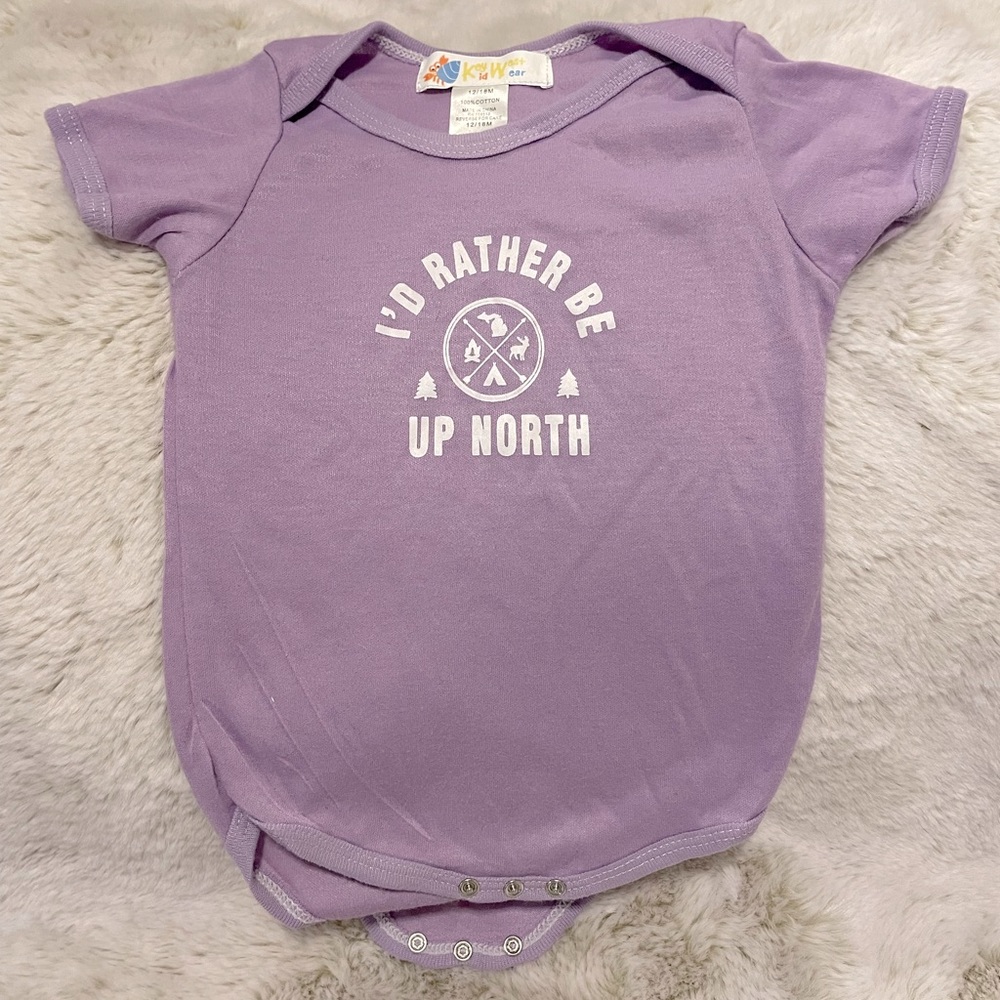 I’d rather be up north onesie 12-18 months